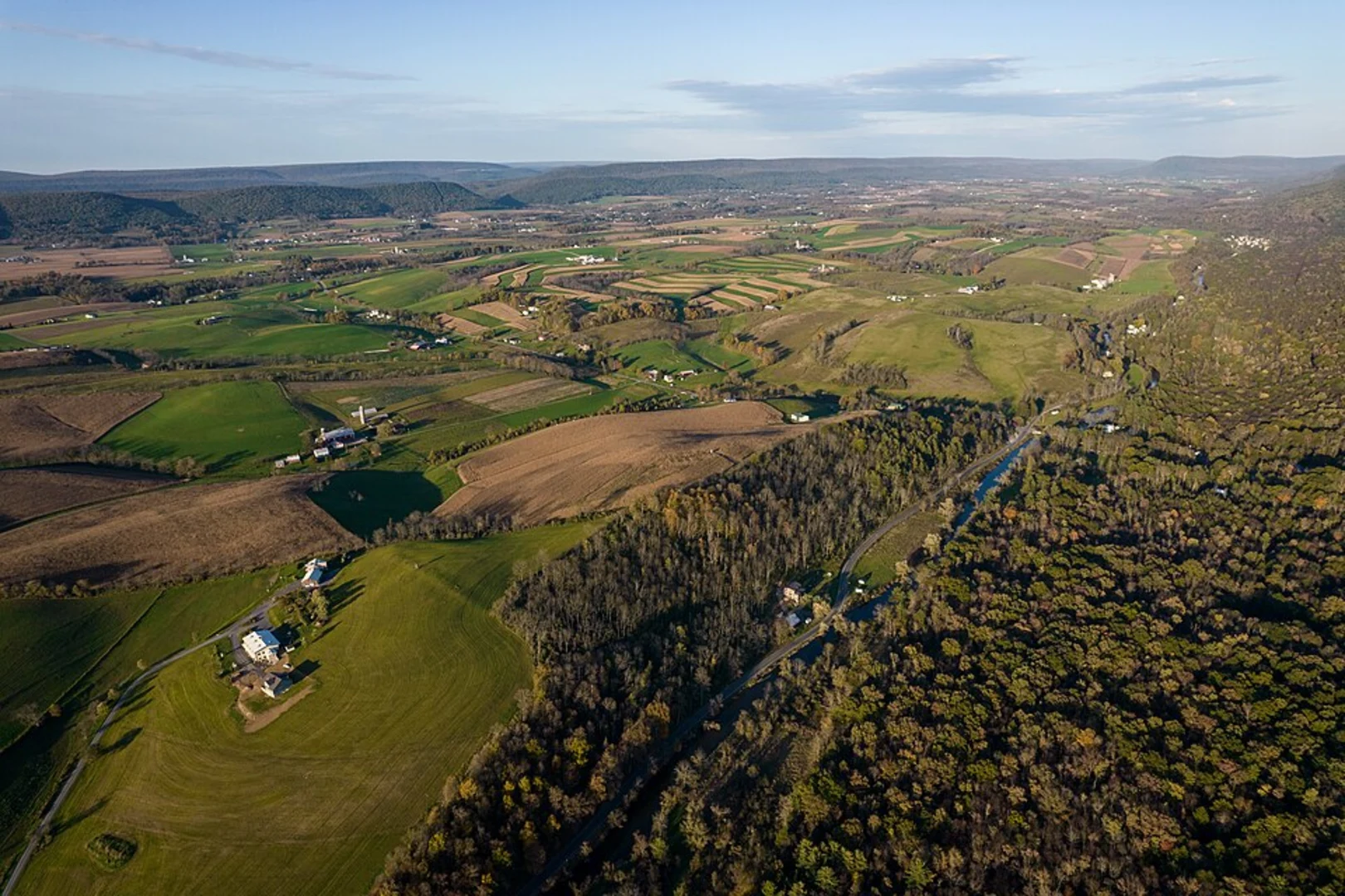 An image depicting the trail Penns Creek Path and its surrounding area.