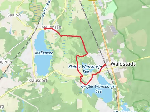 Mellensee to Wuensdorf via Mellenseer Heideweg