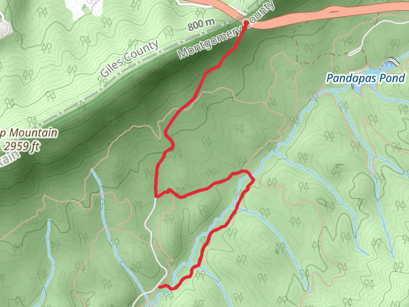 May Apple Trail via Poverty Creek Trail