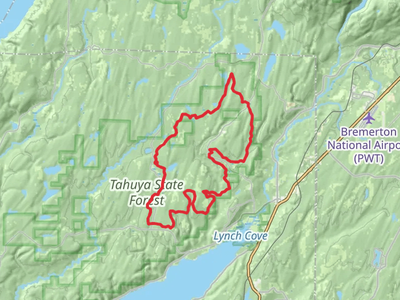 Overland Trail, Mission Creek Trail and Tahuya River Trail