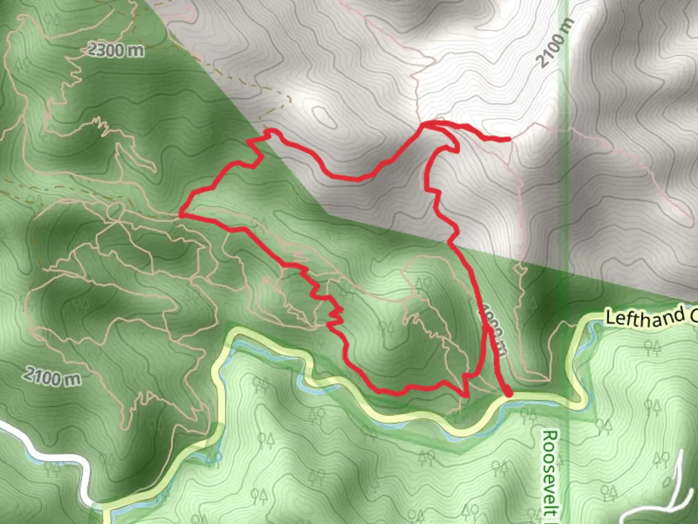 Baughmans Gulley Single Track and Left Hand Main Loop Trail | Boulder