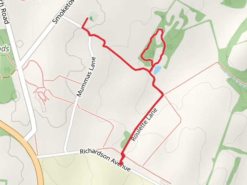 Roulette Lane and Bloody Lane Trail