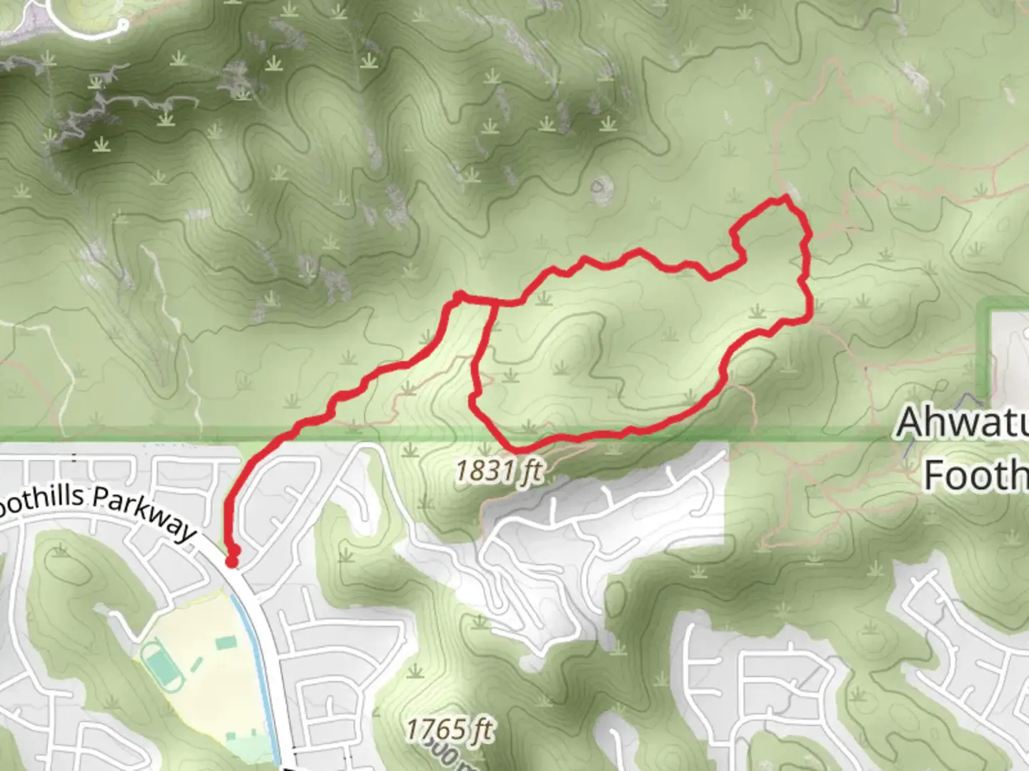 An image depicting the trail Desert Classic and Guadalupe Perimeter Loop and its surrounding area.