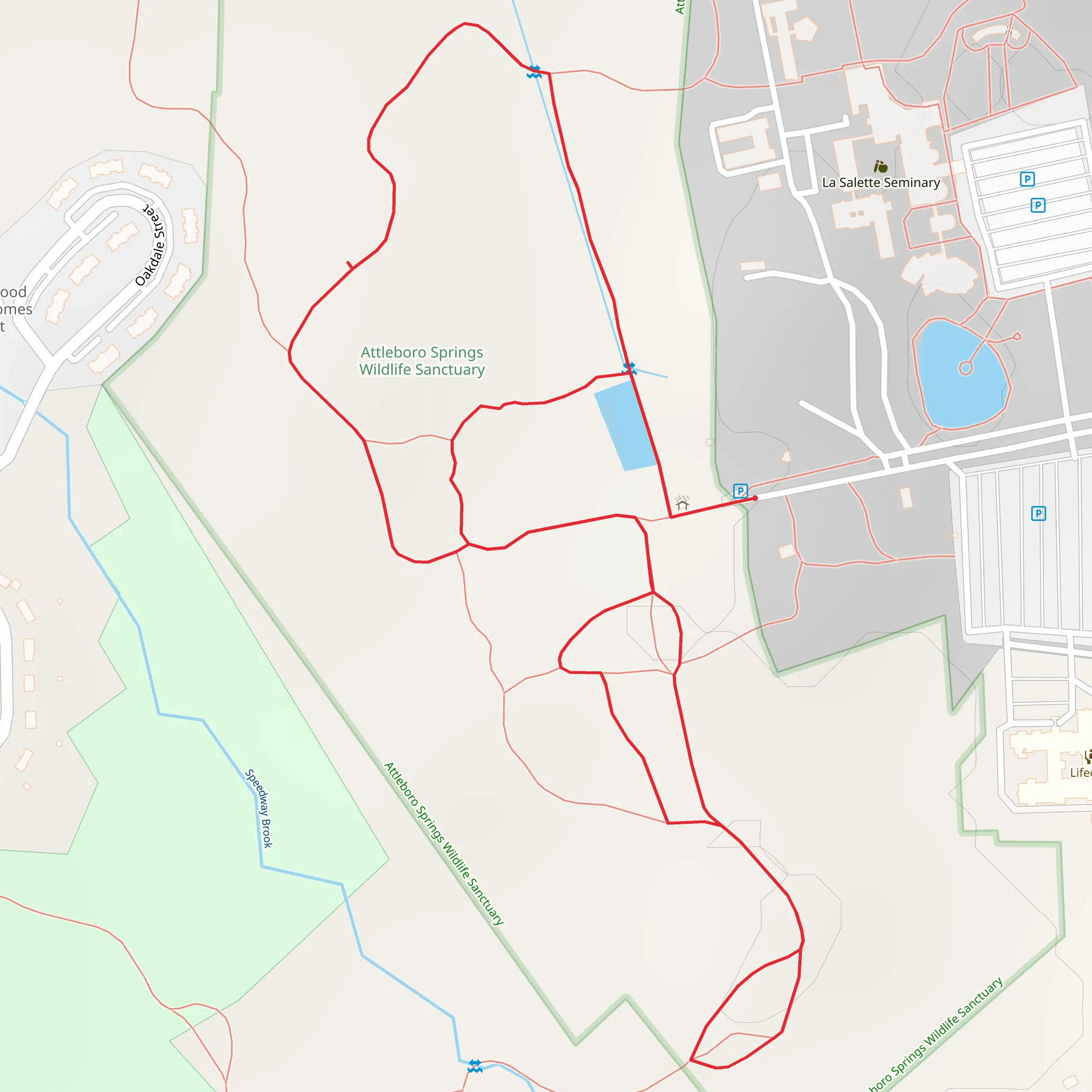 La Salette Loop mobile static map