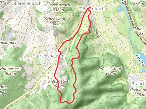 Baumbach Rundweg and Braach Rundweg