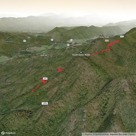 North Sister Knob via Shenandoah Mountain Trail