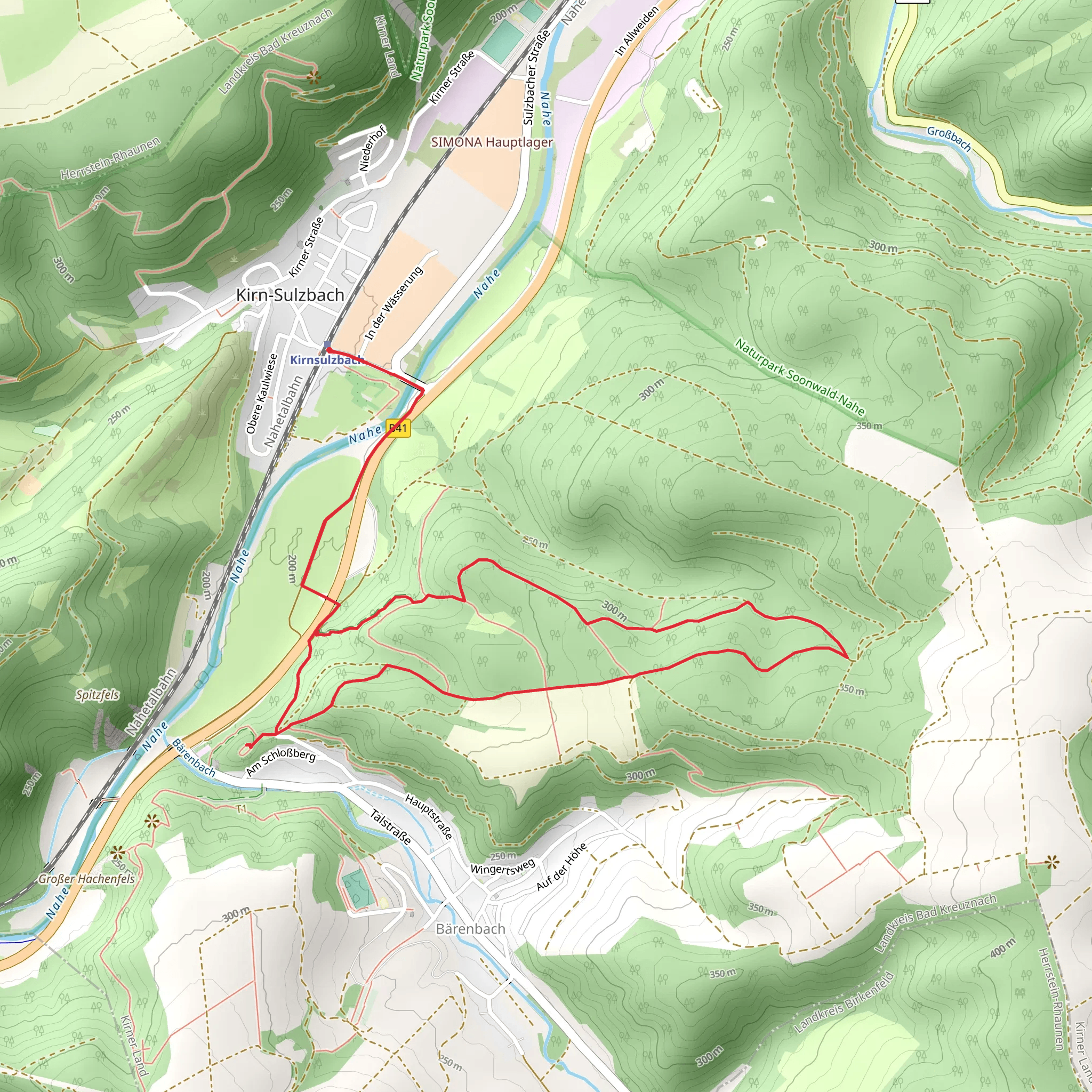 Naumburg Loop mobile static map