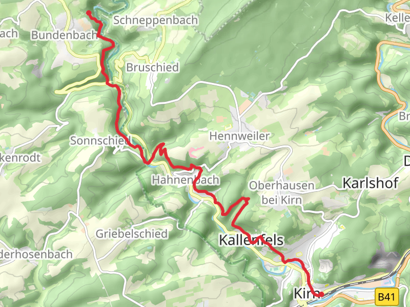 Kirn to Bundenbach Walk