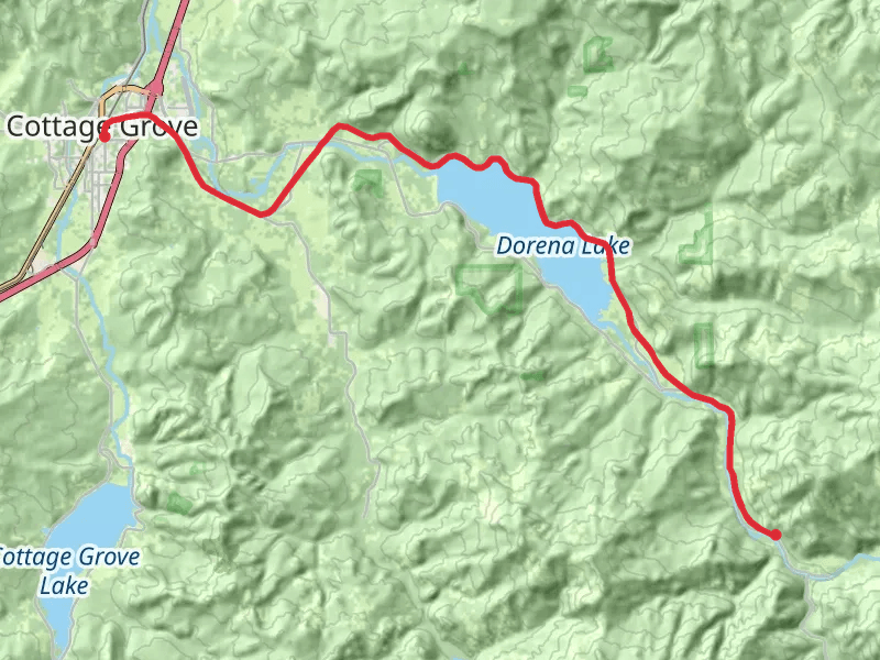 Row River Trail Point to Point
