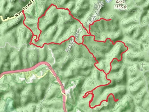 Rough, Hanson Point, Hidden Arch and Silvermine Arch Loop Trail