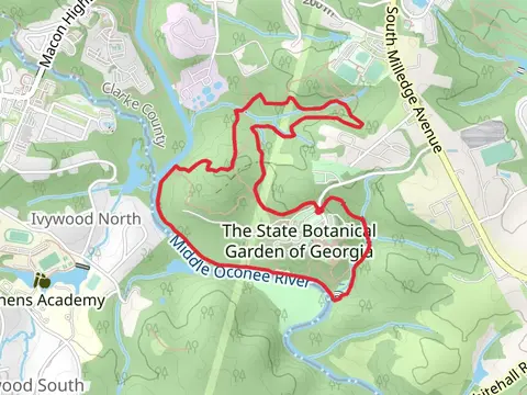 White and Orange Loop Trail - The State Botanical Garden of Georgia