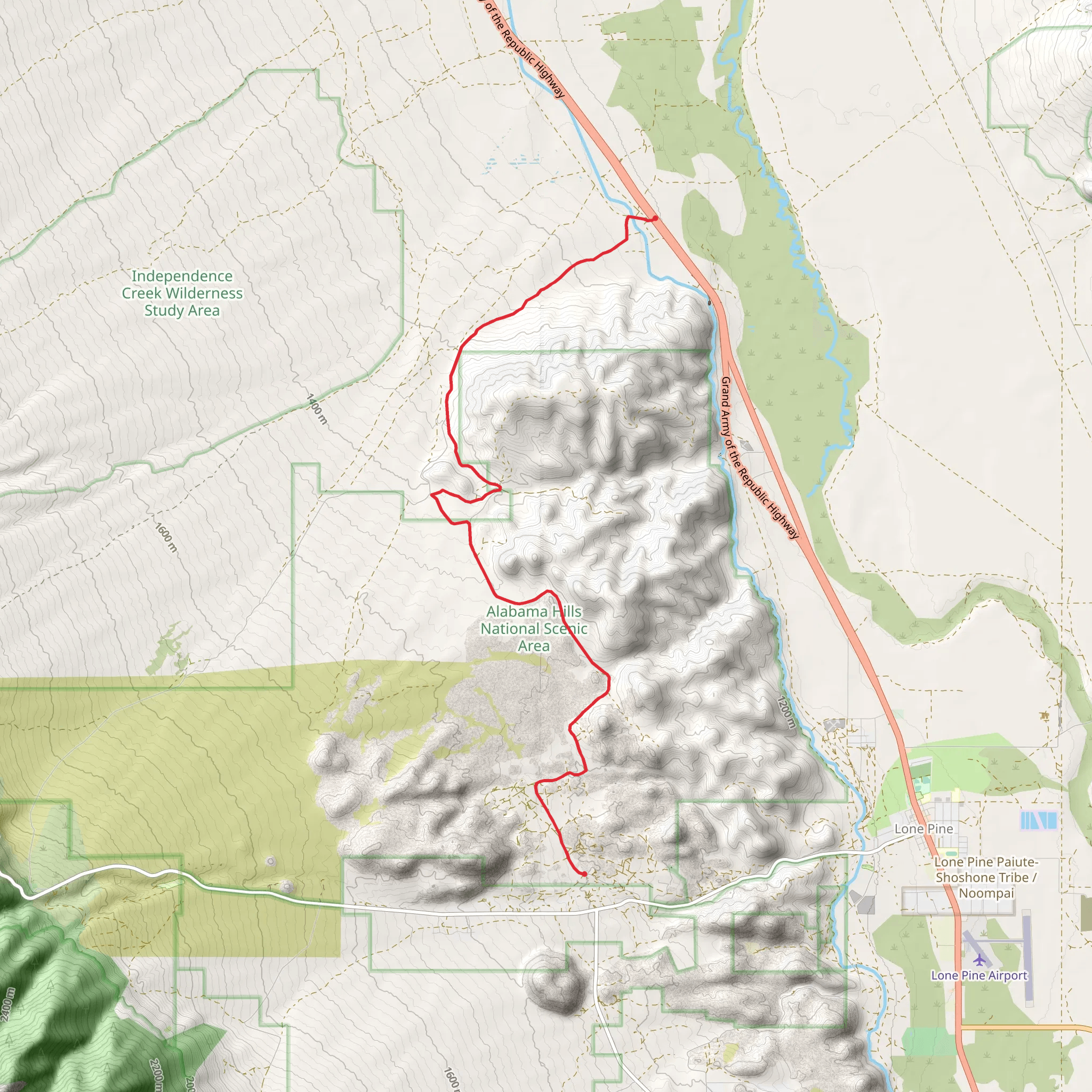 Movie Road Walk mobile static map
