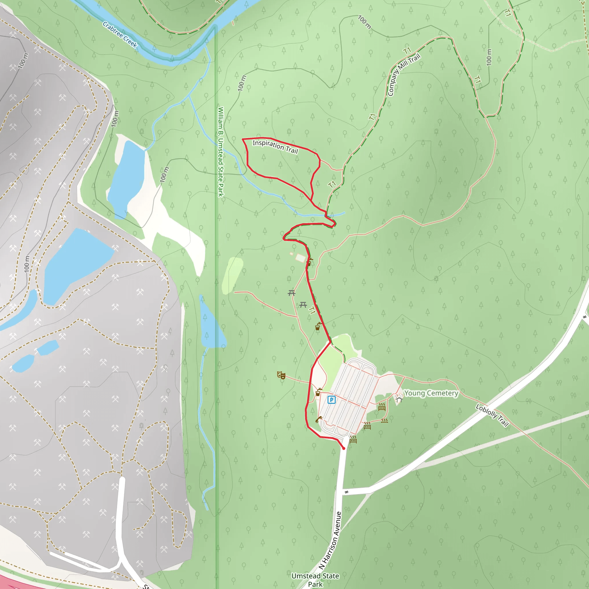 Inspiration Loop Trail mobile static map