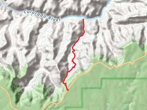 Colorado River via New Hance Trail