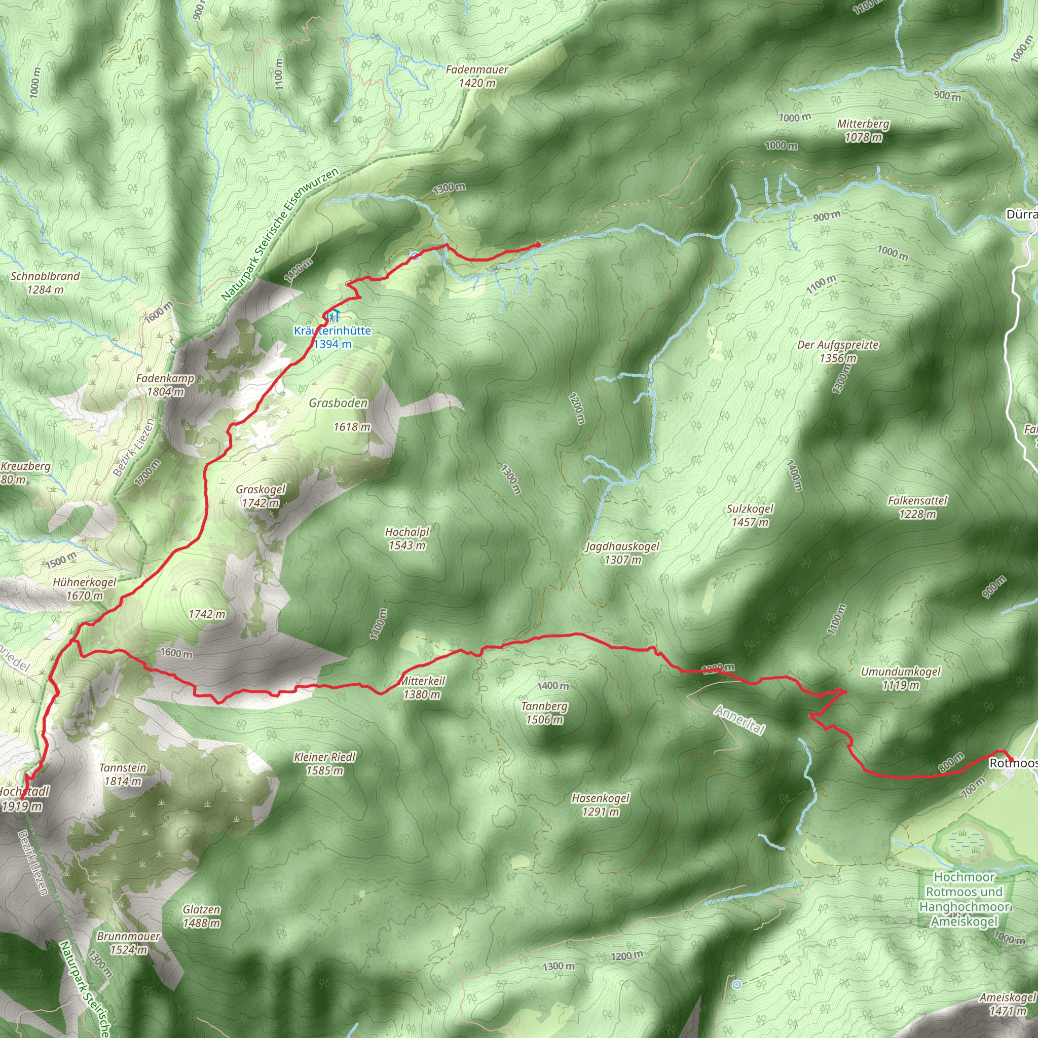 Kräuterin Hochstadl Überschreitung mobile static map