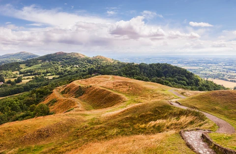 Hatfield Coppice, Herefordshire Beacon, Clutter's Cave and Millennium Hill Loop