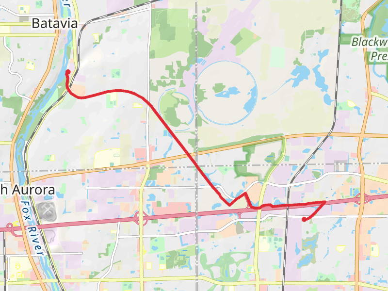 Fox river Trail and Illinois Prairie Path Batavia Spur