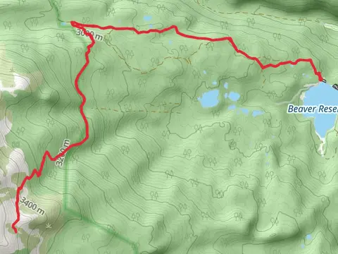 Beaver Reservoir and Beaver Creek Trail Out and Back
