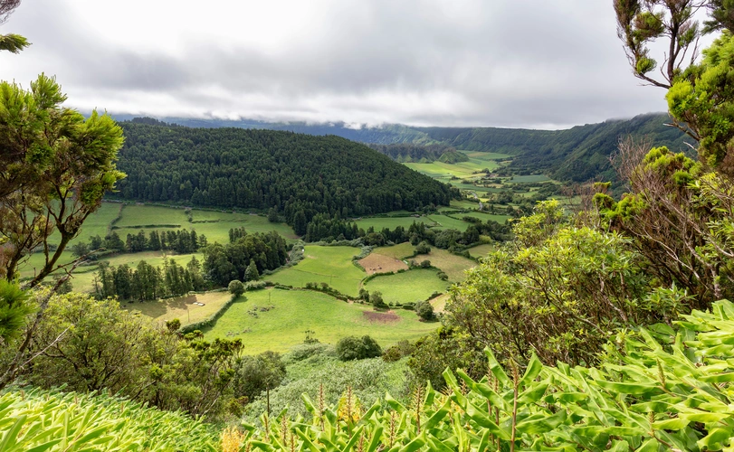 Dos 5 Picos, da Faja de Redonda and da Caldeira from Passagem das Bestas