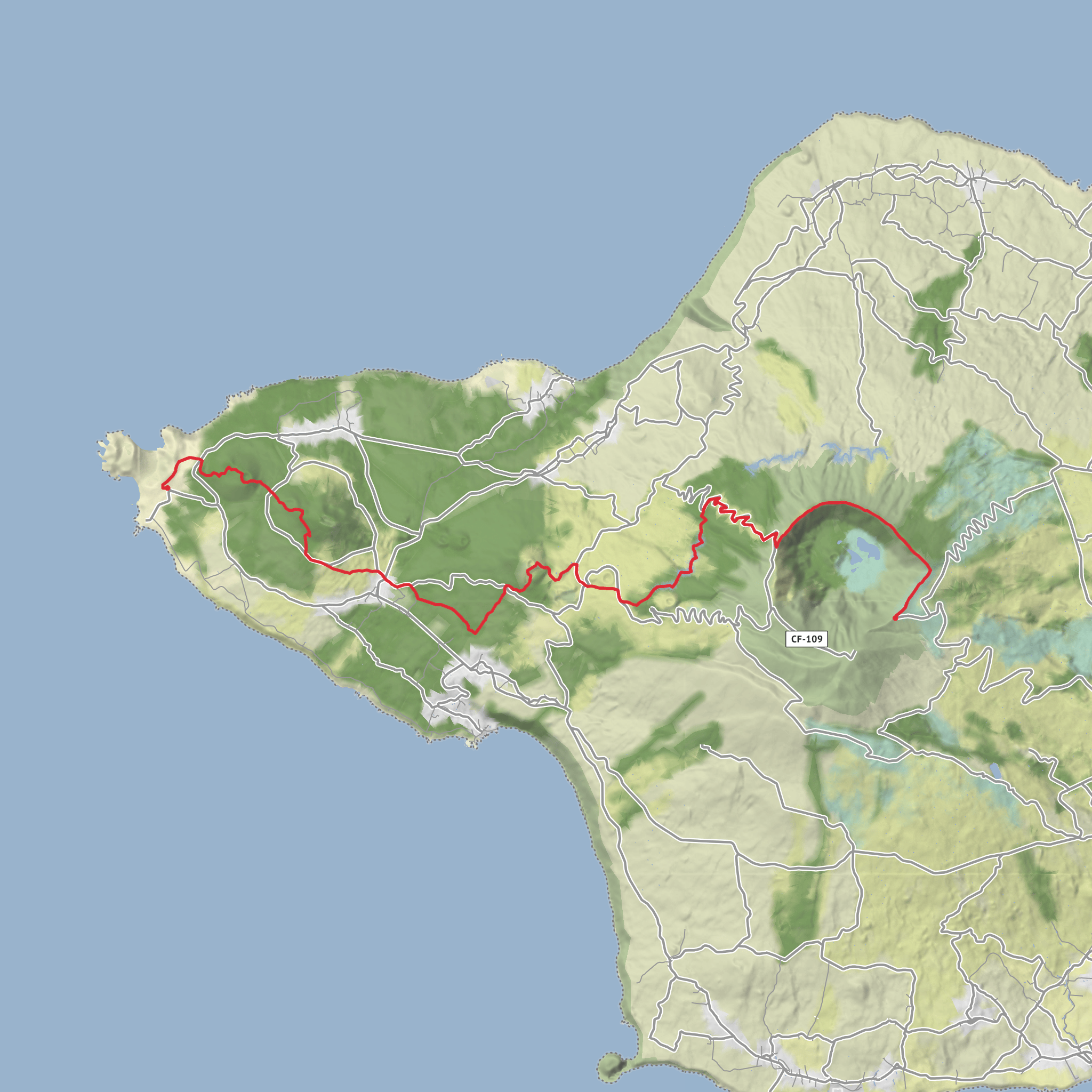 Dez Vulcões - Faial mobile static map