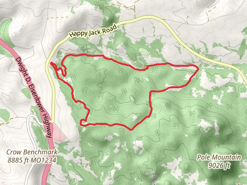 Pole Creek Trail and Haunted Forest Trail