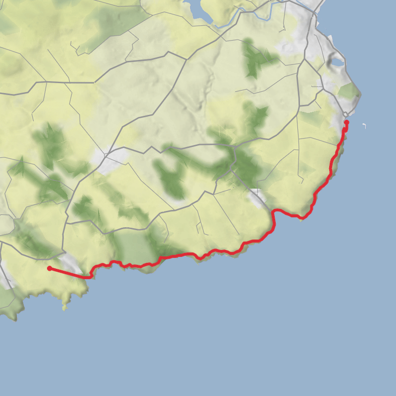 A map preview of the recording Mousehole Harbour Authority - Jun 10.