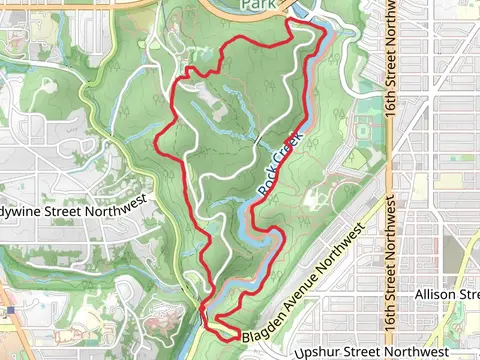 Western Ridge, Rapids Bridge and Valley Loop Trail