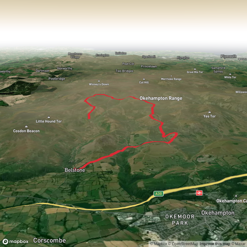 Hike from Belstone via Rowtor, East Mil Tor, Okement Hill and Wild Tor