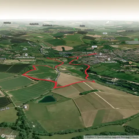 Hike from New Alresford on R. Alre