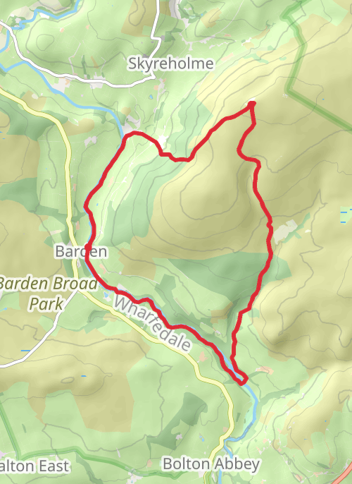 Simon’s Seat mobile static map
