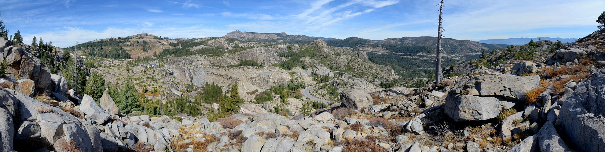 An image depicting the trail Wendin Way Access Trail and Donner Lake Rim Trail and its surrounding area.