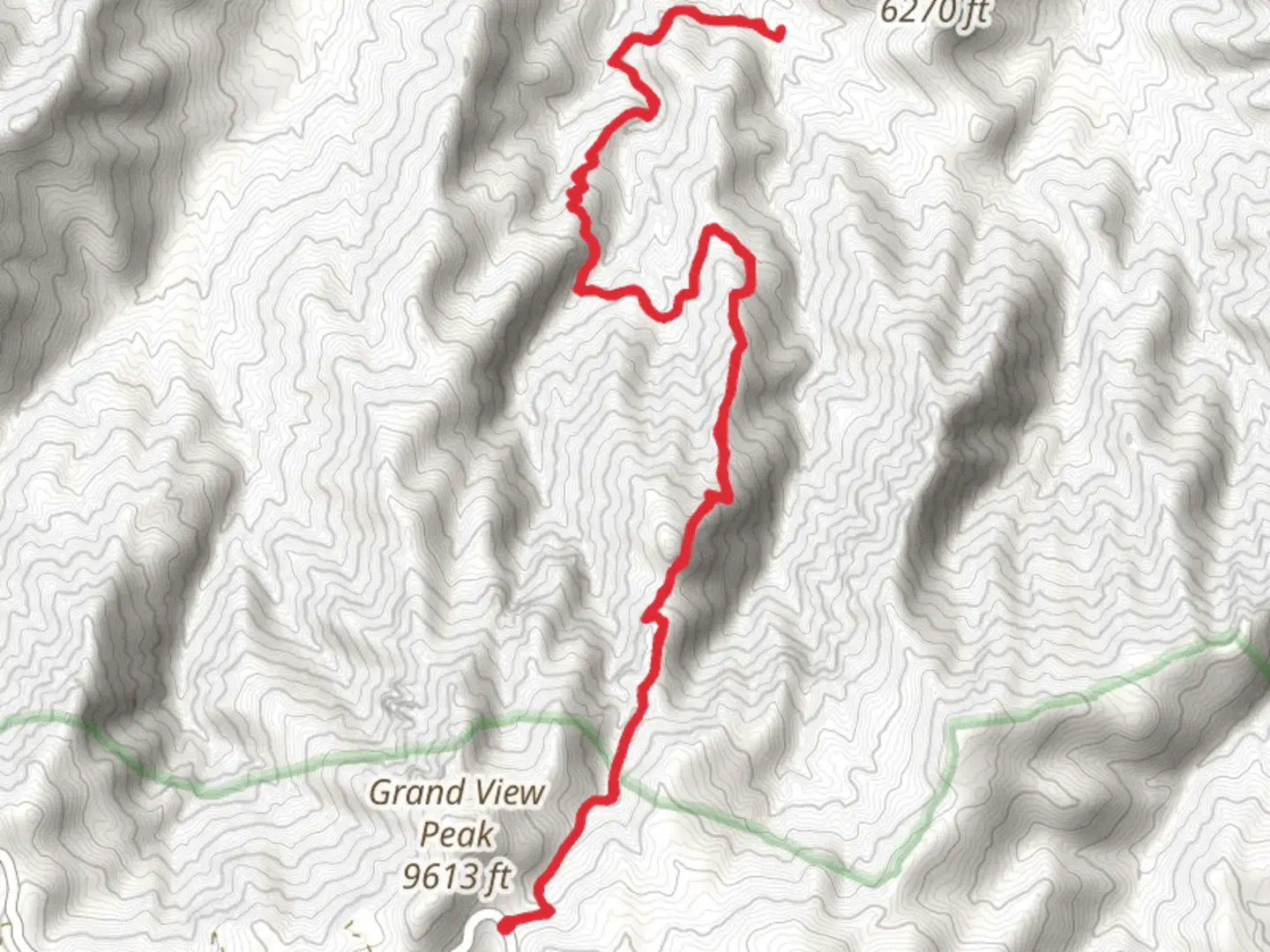 An image depicting the trail Blair Canyon Trail and its surrounding area.
