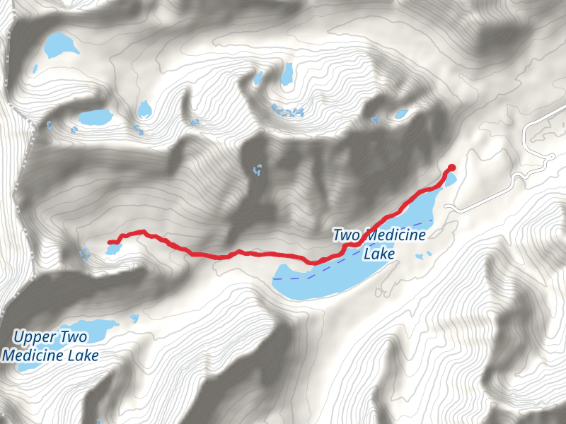 No Name Lake and Two Medicine Lake via Dawson Pass