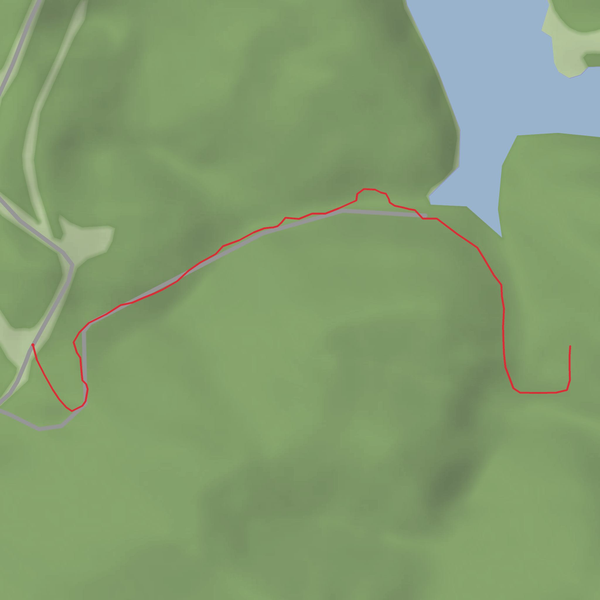 Sam's Trail mobile static map