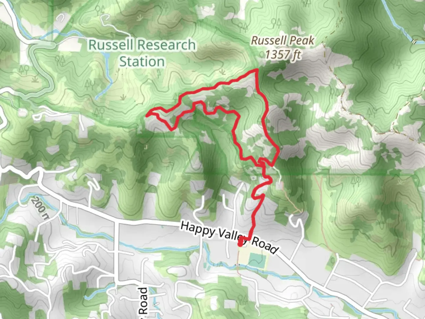 An image depicting the trail Mariposa Loop Trail and its surrounding area.