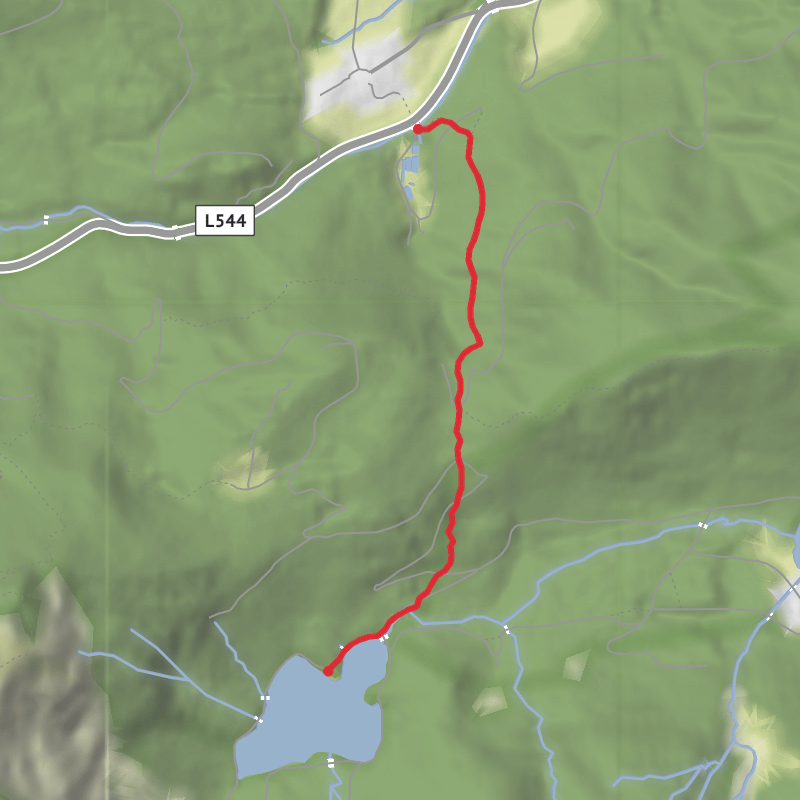 A map preview of the recording Aufzeichnung ohne Titel.