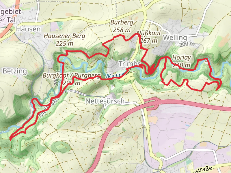 Trimbs Loop via Nette and Burgkopf