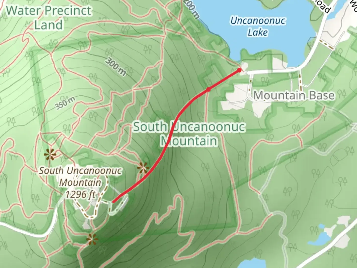 An image depicting the trail Incline Trail and its surrounding area.