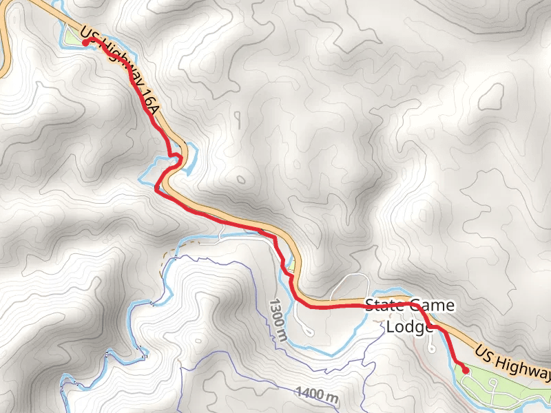Walk along Grace Coolidge Creek