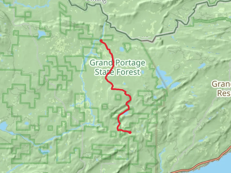 Superior Hiking Trail via Jackson Lake