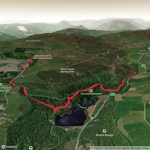 Wyming Brook Steady Walk bit longer via Redmires Reservoirs
