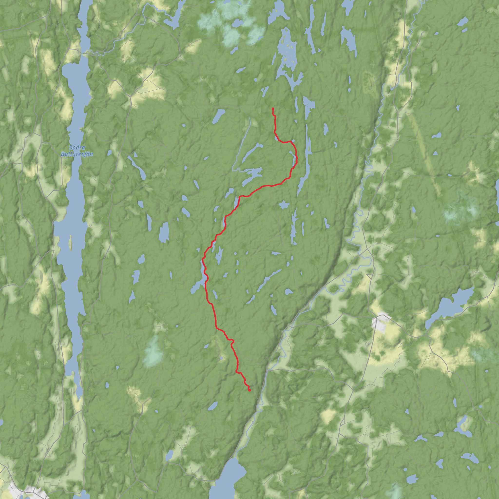 Bohusleden Trail stage 9 mobile static map