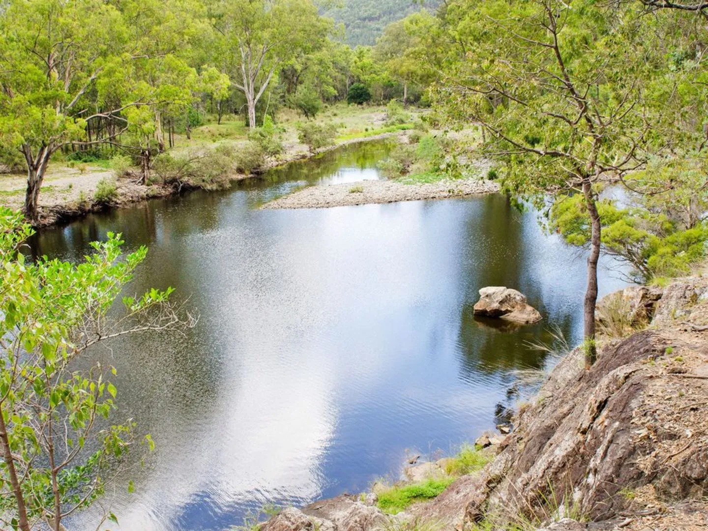 An image depicting the trail Permanent Waterhole Track and its surrounding area.