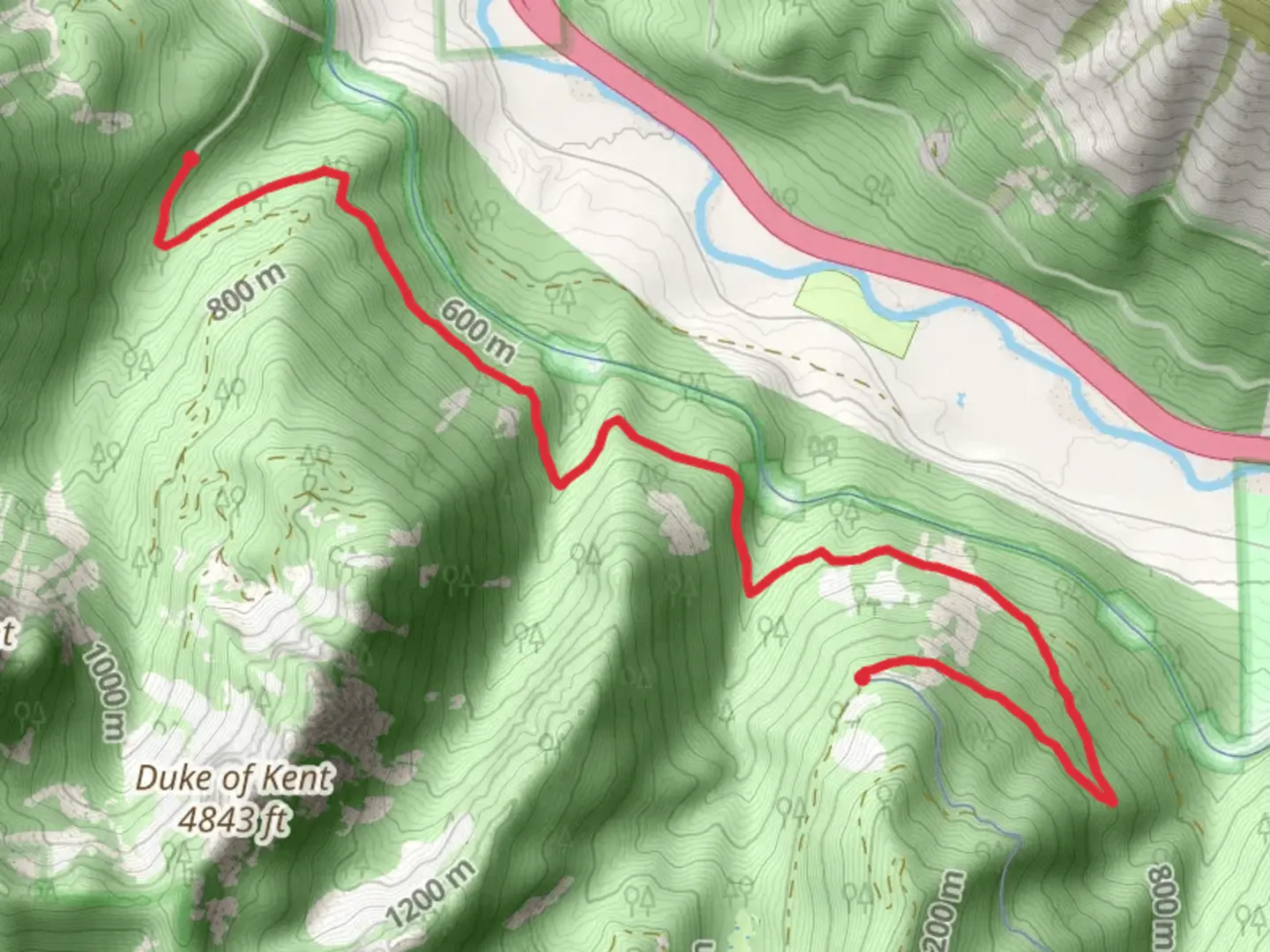 An image depicting the trail Garcia Trail and its surrounding area.