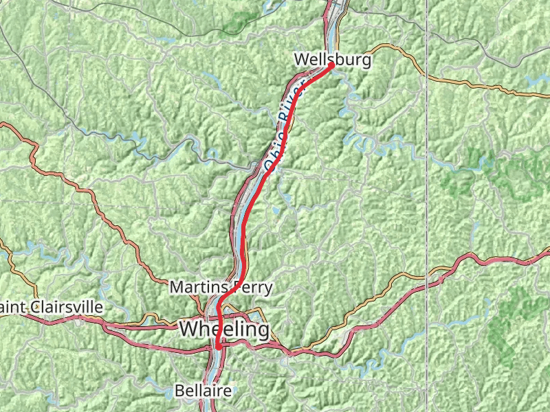 Ohio River - Brooke Pioneer Trail