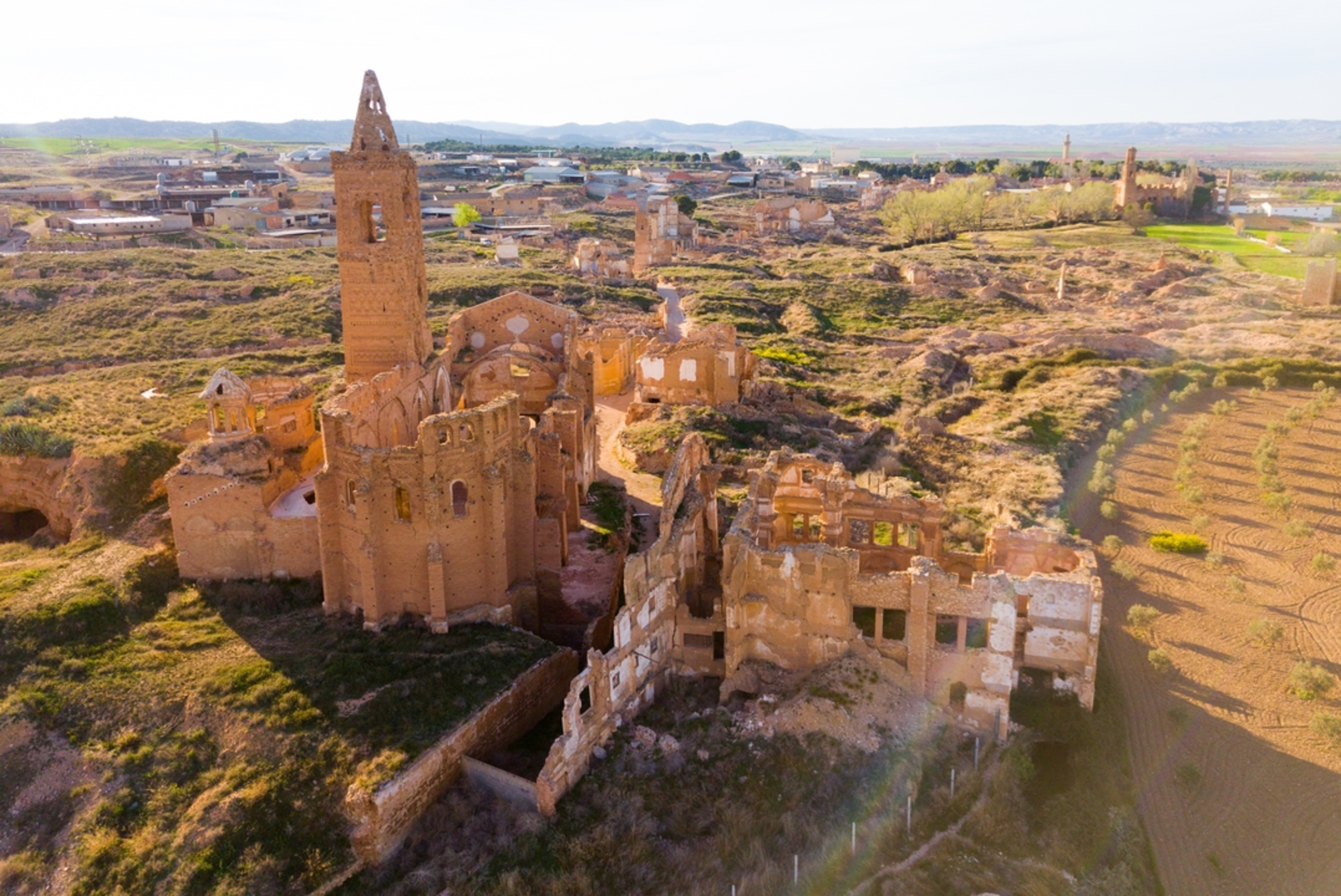 An image depicting the trail Sanctuary of Pueyo - Belchite PR Z 82 and its surrounding area.