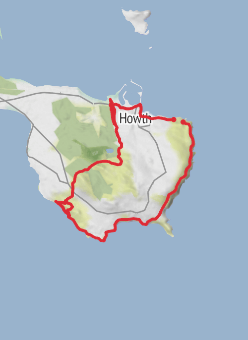 County Dublin Hiking mobile static map