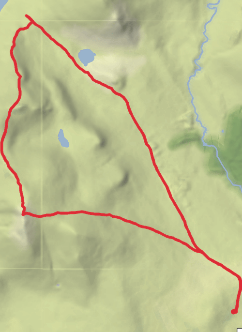 Hike from Annalong mobile static map