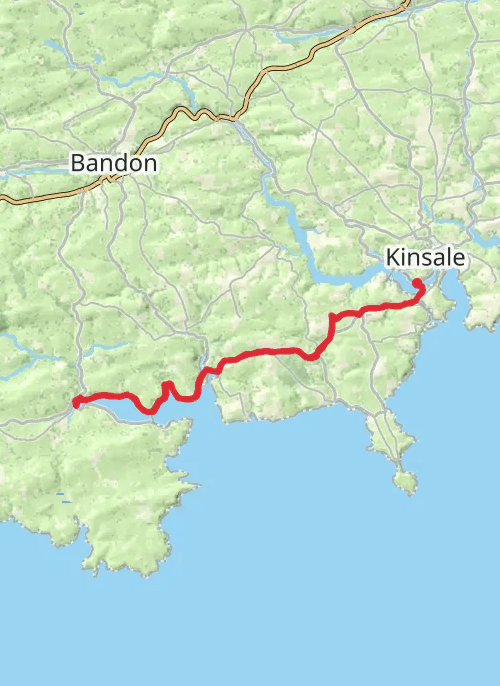 County Cork Road Cycling mobile static map