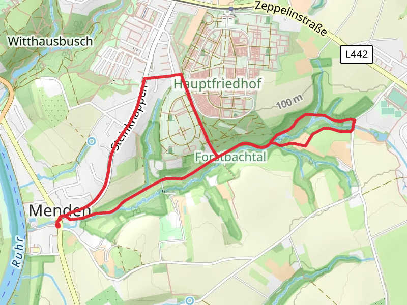 Z Kaiserplatz Menden and Forstbachtal Loop